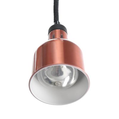 Výškově nastavitelná ohřívací lampa válcová, HENDI, Měděná, 230V/250W, ⌀175x(H)250mm | 273890